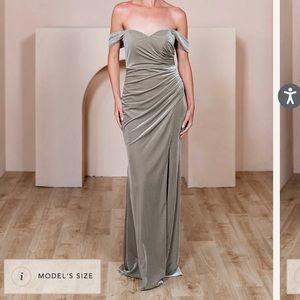 Revelry Ariel Convertible Dress in Sage